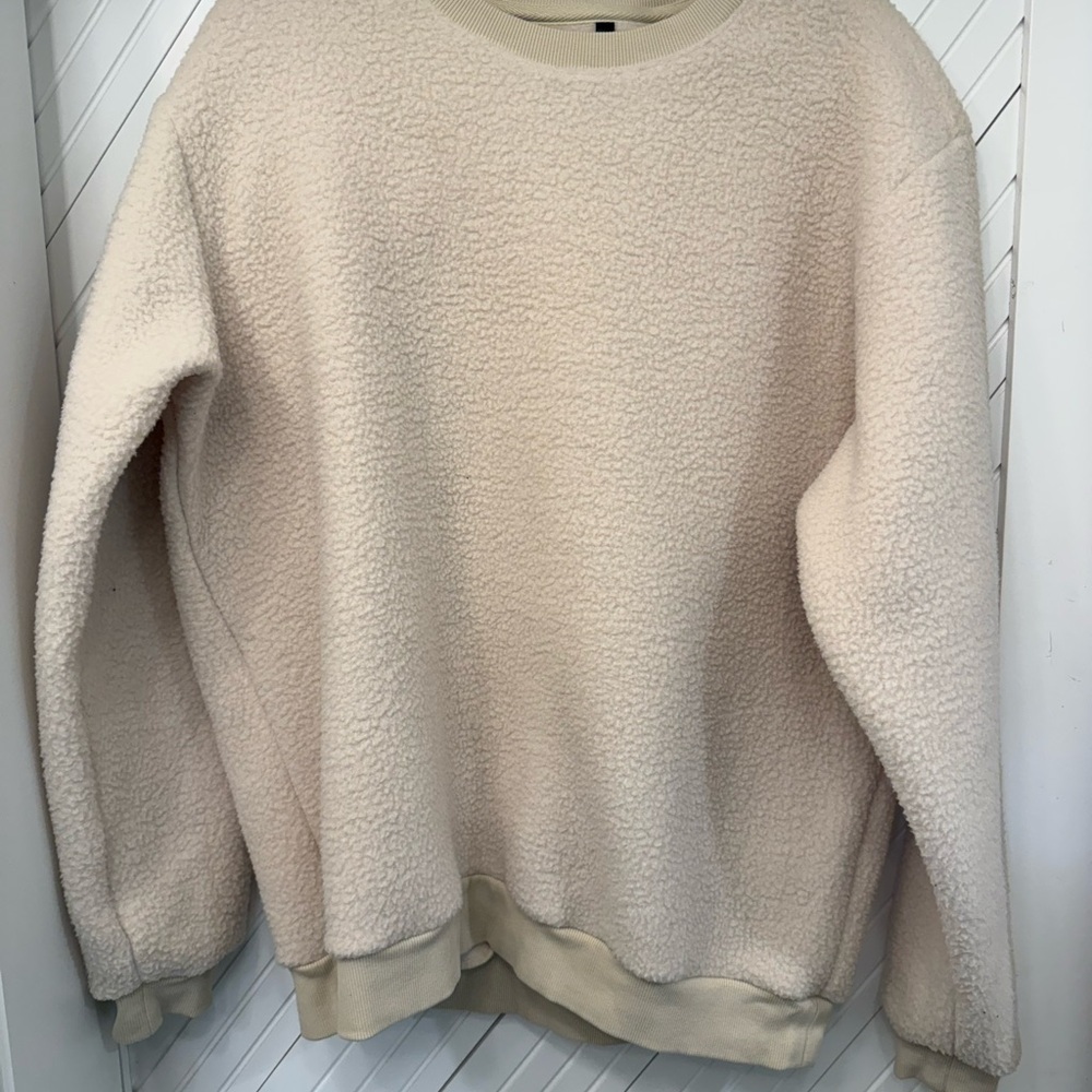 Fabletics Cream Cozy Sweatshirt